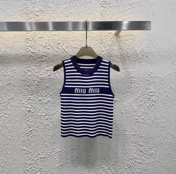 MIU  TANK TOP STRIPES