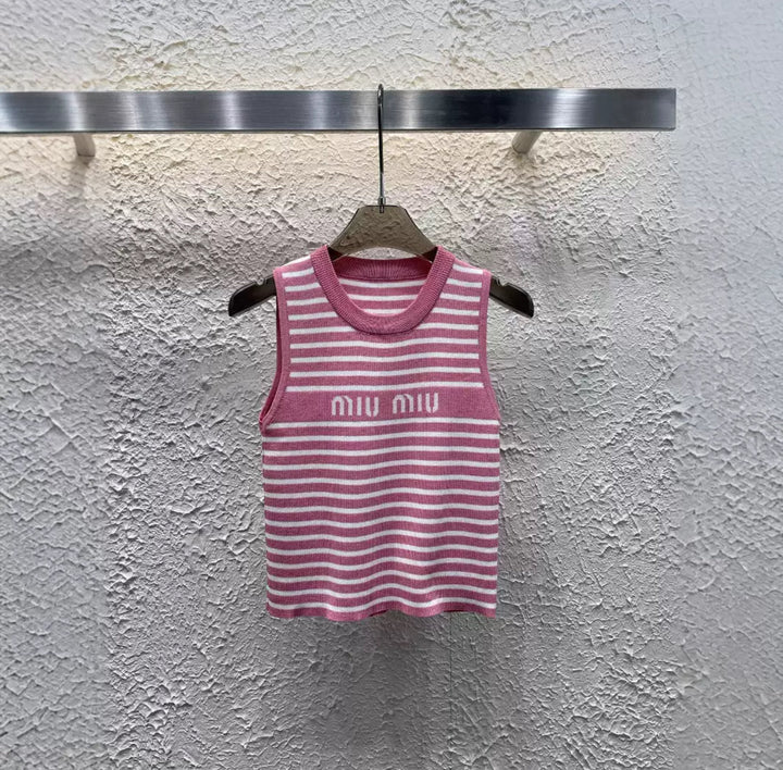 MIU  TANK TOP STRIPES